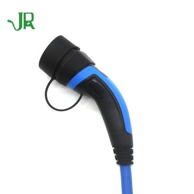 China JERI Three Phase 16A type - 2 to type - 2 ev charging cable JR-P022-16T for sale