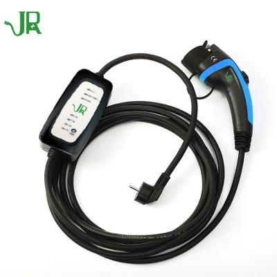 China Hospital JERI EVSE mode 2 type 1 SAE J1772 adjustable LEVEL 2 electric vehicle charging parts ccs smart ev car charger for sale