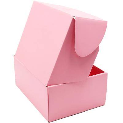 China Custom Logo Color Cosmetic Packaging Corrugated Support Recyclable Sample Box for sale