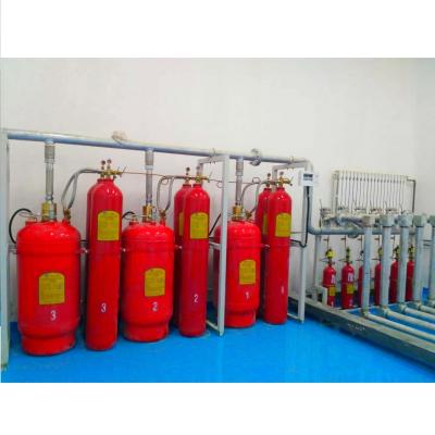 China Sistema de red de tuberías FM200 de alta seguridad 70L - 180L HFC 227ea Sistema de extinción de incendios en venta