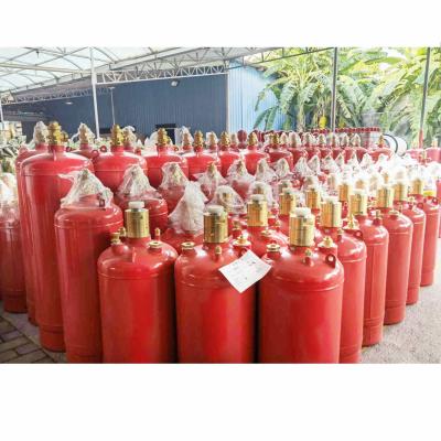 China Color rojo Fm200 cilindro de gas 4.2MPa / 5.6MPa contenedor de extinción de incendios en venta