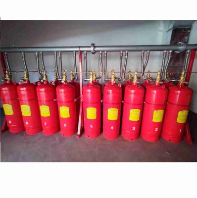 China 90L FM200 Cylinder werkdruk 5,6Mpa Rode FM200-containers Te koop