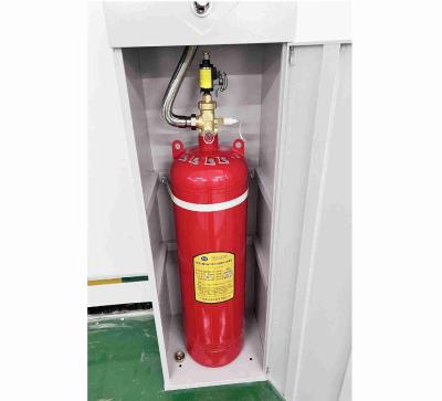 China Heptafluoropropane Fm200 Fire Fighting System Single Zone Control With 90L Cylinders for sale