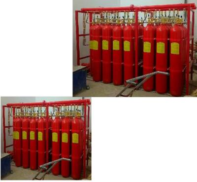 China Highly efficient mixed gas fire extinguishing system can be used in manned places for sale