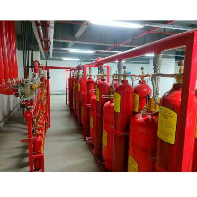 China Heptafluoropropano FM200 Sistema de flujo de pistón de supresión de incendios de la sala de computadoras en venta