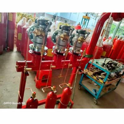 China 5.6Mpa FM200 Piston Flow System HFC-227 Red Cylinder Fire Extinguisher for sale