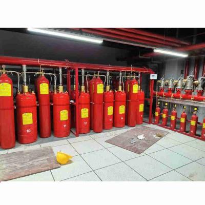 China Sistema de flujo de pistones HFC-227ea FM200 de alta seguridad Sistema de supresión de gases Tipo de red de tuberías en venta