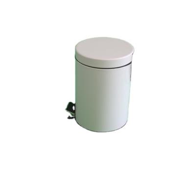 China Good Quality Stocked Customized Black Pedal Trash Can Stainless Steel Outdoor Commercial Trash Cans for sale