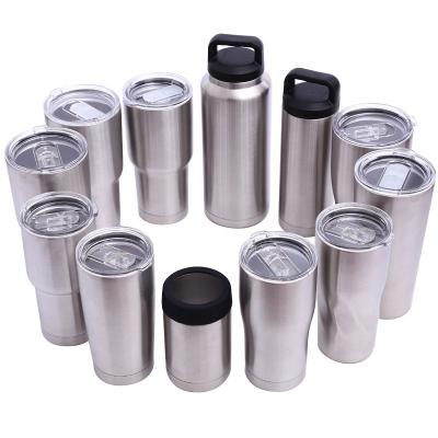 China Viable Wholesale American Bulk Vacuum Insulation White Stainless Steel Double Wall Tumbler for sale