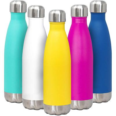 China Viable Stainless Steel 17oz Vacuum Insulated Sport Yoga GYM Bowling Water Bottle BPA Free Flask With Leak Proof Cap for sale