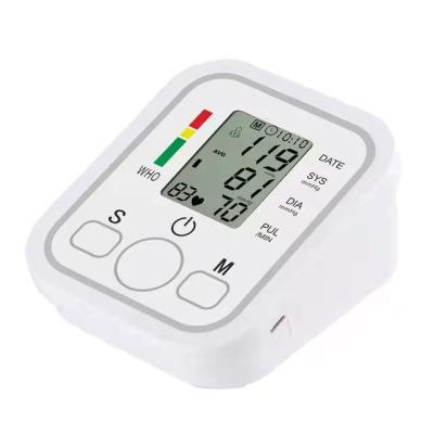 China High Quality Plastic LCD Digital Display Digital Sphygmomanometer Hand Blood Pressure Monitor for sale