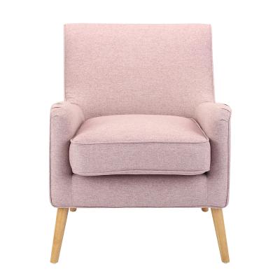 China Hot Selling Royal Furniture Luxury Wood Dining Modern Armchair Fabric Leisure Armchairs for sale