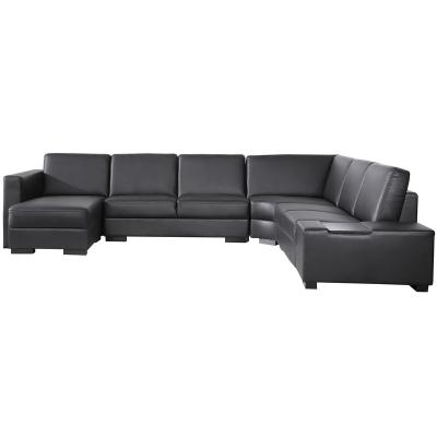 China (Other) Adjustable Modern Leather Piece Sofa Suits Modern Elastic Sofa For Home Furniture Living for sale