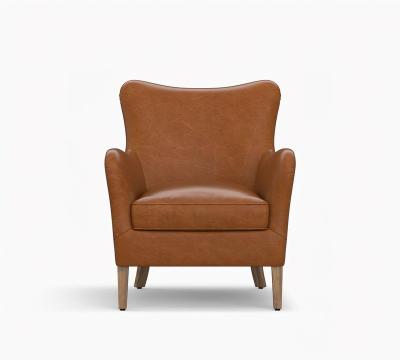 China (Other) adjustable modern leather armchair with timber legs for sale