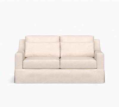 China Slope Adjustable Luxury Arm Deep Seat Slipcovered (Other) Fabric Sofa for sale