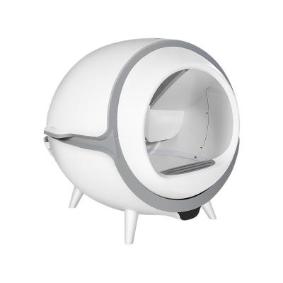 China Limpieza de uno mismo automática Cat Toilet Fully Enclosed Indoor 6W 11.5Kg en venta