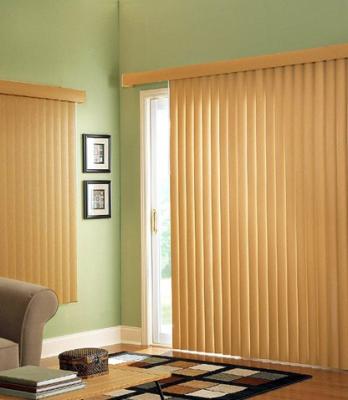 China Beautiful Environmental Friendly Modern Popular Vertical PVC Blinds For Sliding Door for sale