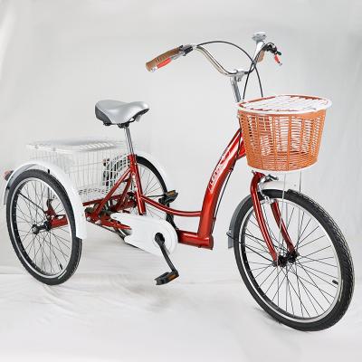 China Hot selling high quality convenient shopping high carbon steel not easy to deform strong load bearing bicycle tricycle for sale