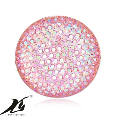 China Europe Size Quality Multi Color Resin Round 4mm 6mm 8mm 10mm Flatback Sugar Hotfix Rhinestones In Bulk For Jewelry Decoration for sale