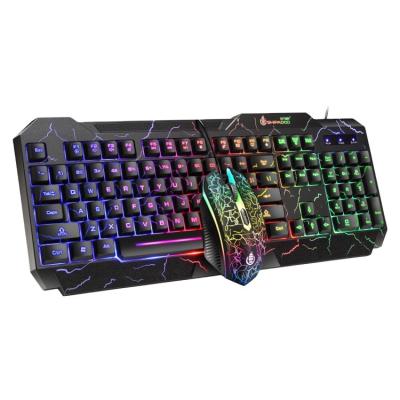 China Good Quality RGB Waterproof Mechanical Computer Mouse QM-J007D620 Electronic Keyboard Set for sale