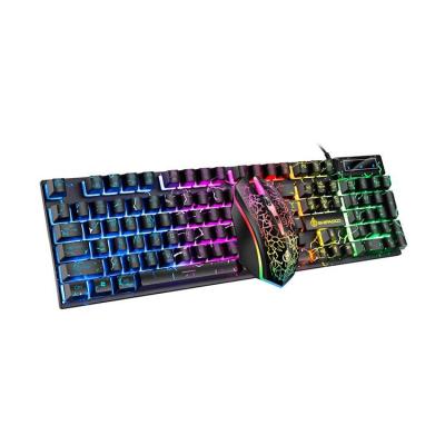 China Waterproof Competitive Price Professional Design Mini Gaming Mechanical QM-J006D500 Mouse Keyboard Set for sale