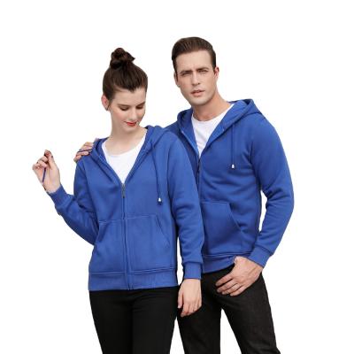 China Latest Anti-pilling Men's and Women's Hoodies Autumn Winter Casual Solid Color Zipper Fleece Hoodie Jackets Customize Logo Hoodie for sale