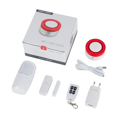 China Remote Control OEM Customized Tuya App Smart Wifi House Alarm Security System ALF-TY01 for sale