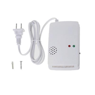 China ABS Housing AC110V/AC220V Multi Gas Detection Standalone Home Security Kitchen Gas Detector Alarm for sale