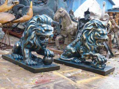 China 2014 hot sale waterproof fiberglass lion statue for sale