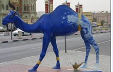 China 2014 hot sale waterproof fiberglass camel statue for sale