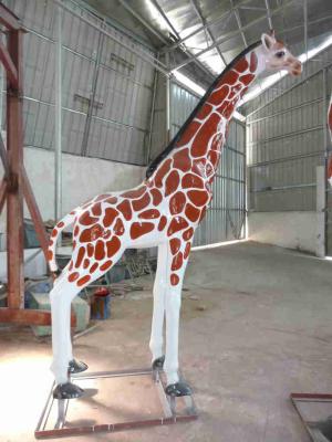 China 2014 hot sale waterproof fiberglass giraffe statue for sale