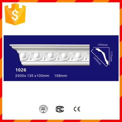 China High strength waterproof PU cornices for interior decorations for sale