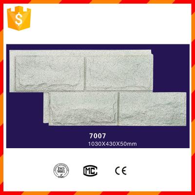 China High strength light weight fireproof pu stone wall panels for sale