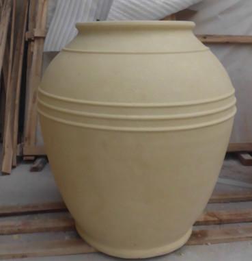 China Customized design cast stone large garden carved pots for sale for sale