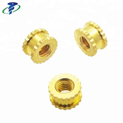 China General Industry M3 Rotating Brass CNC Precision Insert Nut for sale