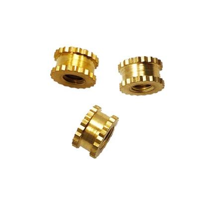 China M3*4mm Heavy Industry Heavy Industry Heat Set Insert Brass Micro Threaded Round Nut for sale