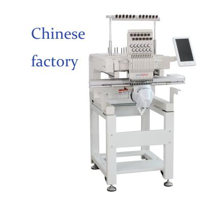 China High Quality Hotels Single Head Automated Embroidery Machine Hat Garment Flat Embroidery Machine for sale