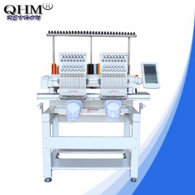 China Cheap Multi Head Two Needles Hotels Double Heads Industrial Maquina Bordar Embroydery Embroidery Machine for sale