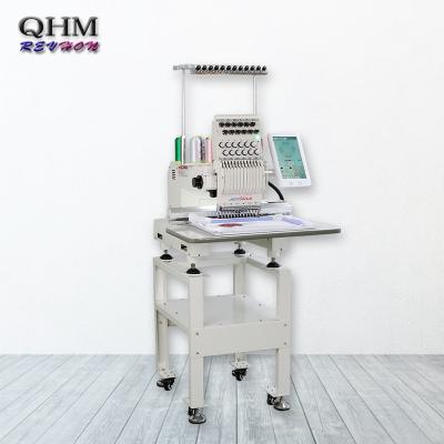 China High Quality Hotels Single Head For Flat Cap/T-shirt/Hat Mini Small Computer Embroidery Sewing Machine for sale