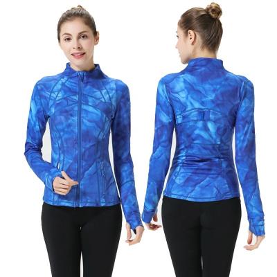 China High Quality Custom Made Anti-Static Yoga Nylon Spandex Seamless Jacket Fitness Women Gymwear Activewear for sale