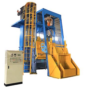 China Factory QR32 Tumble Crawler Belt Sand Rust Remover Shot Blasting Machine for sale