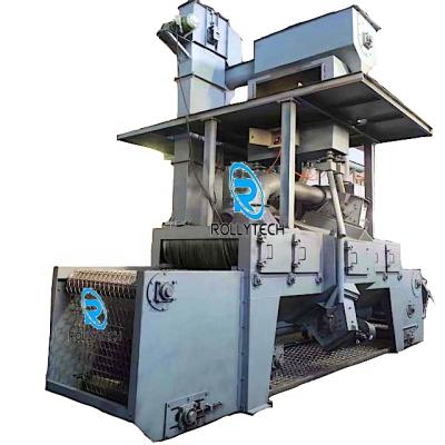 China Wire Mesh Belt Shot Blasting Machine Durable SA 2.0-2.5 Shot Peening Machine For Sale for sale