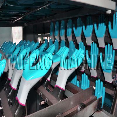 China Hot selling nitril and latex half dipping knititing gloves making machine for sale