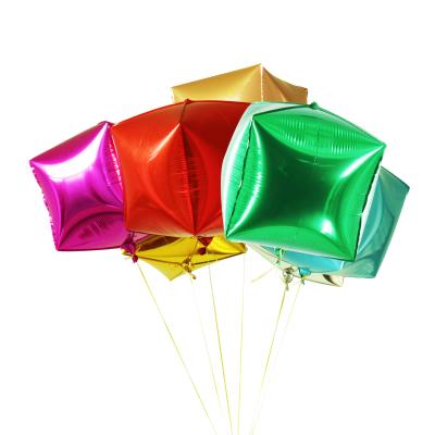 China Wedding Birthday Party Decoration/Gift Toy Hot Sell 24 Inch 4D Square Shape Foil Helium Balloon Wedding Birthday Party Decoration Stage Layout for sale