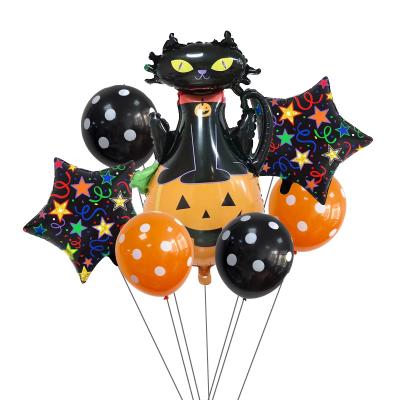 China Halloween Decoration Balloons Halloween Decorations Spider Bat Where Pumpkin Ghost Balloon Christmas Children's Toys Air Balloons for sale