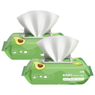 China Sustainable Ready In Stock High Quality Kitchen Wipes For Kitchen Room Use With Large Size for sale