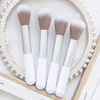 China Professional Custom Makeup Brush Single Base Make Up Brush Flat Surface Hair Mulit Function Soft Nylon Nylon Foundation Brush Private Label for sale