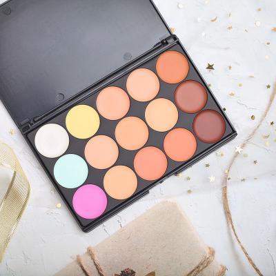 China Moisturizer Private Label Face Makeup Waterproof 15 Color Create My Own Concealer Palette Professional Makeup for sale