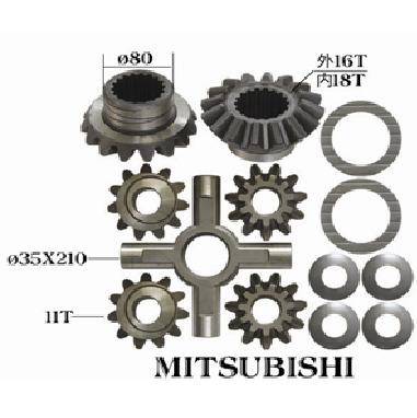 China TRUCK PARTS MC804837 / MC814587 / MC814581, differential gears for sale, suitable for Mitsubishi fuso Canter REAR 8DC91 / FV415 for sale