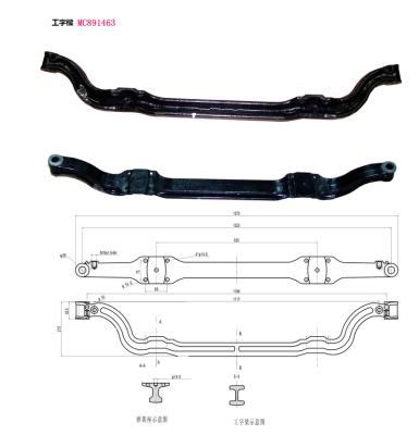 China FOR Front axle MC891463 FRONT for Mitsubishi FUSO D4 4D30 for sale